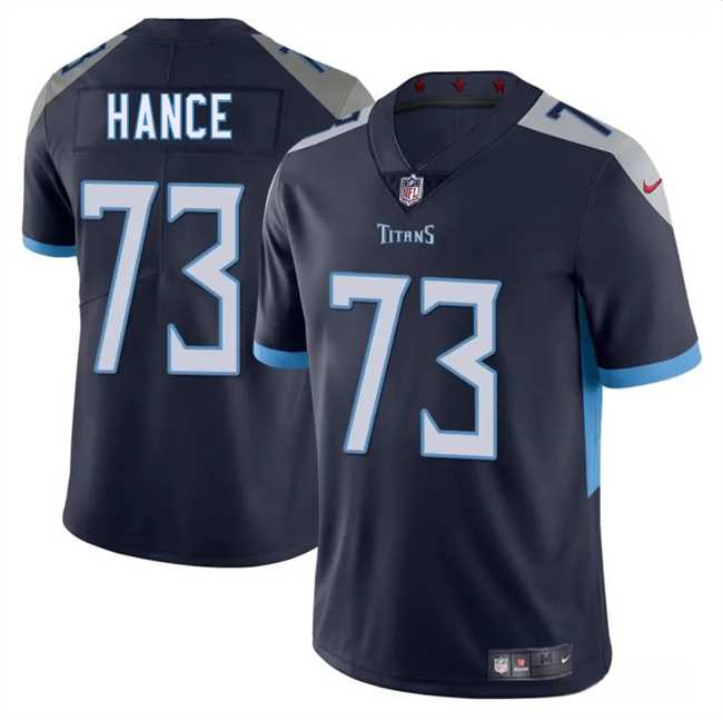 Men & Women & Youth Tennessee Titans #73 Blake Hance Navy 2025 Vapor Limited Stitched Jersey